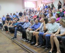 Encontro com servidores marca despedida de Ortigara e apresentação de Natalino de Souza como novo secretário
