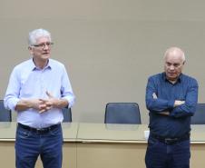 Encontro com servidores marca despedida de Ortigara e apresentação de Natalino de Souza como novo secretário