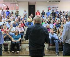 Encontro com servidores marca despedida de Ortigara e apresentação de Natalino de Souza como novo secretário