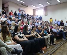 Encontro com servidores marca despedida de Ortigara e apresentação de Natalino de Souza como novo secretário