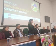 Paraná capacita agentes do Programa Nacional de Crédito Fundiário