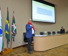 José Garcia Gasques, do Ministério da Agricultura, na palestra sobre Projeções do Agronegócio Brasileiro e Paranaense
