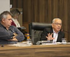 Diretor técnico da SEAB, Rubens Niederheitmann, e presidente da Adapar, Otamir Cesar Martins