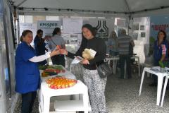 A professora Sirlei Martins que criou horta no Cmei Iracema