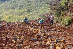 Pavimentação em estradas rurais facilitam a vida da população de Goioxim, no Oeste