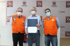 Defesa Civil homenageia Secretário de Agricultura