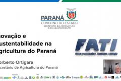 Agricultura paranaense aposta em sustentabilidade e inovação, diz secretário
