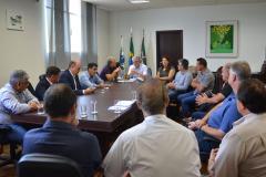 reunião do secretário da Agricultura com representantes dos consórcios intermunicipais para retomada do programa Patrulhas Rurais