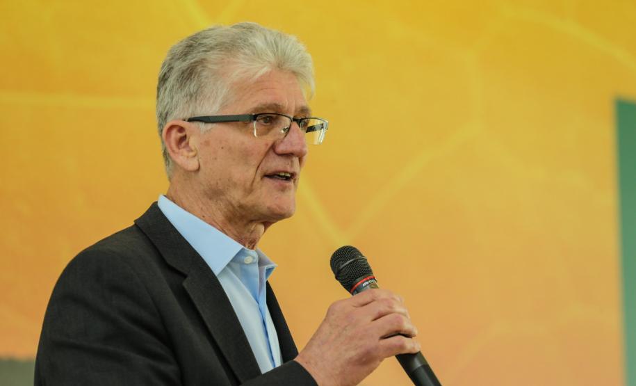 O governador Carlos Massa Ratinho Junior e a presidente do IBGE (Instituto Brasileiro de Geografia e Estatística), Susana Cordeiro Guerra, divulgam nesta sexta-feira (25), no Palácio Iguaçu, os números do Censo Agropecuário 2017.