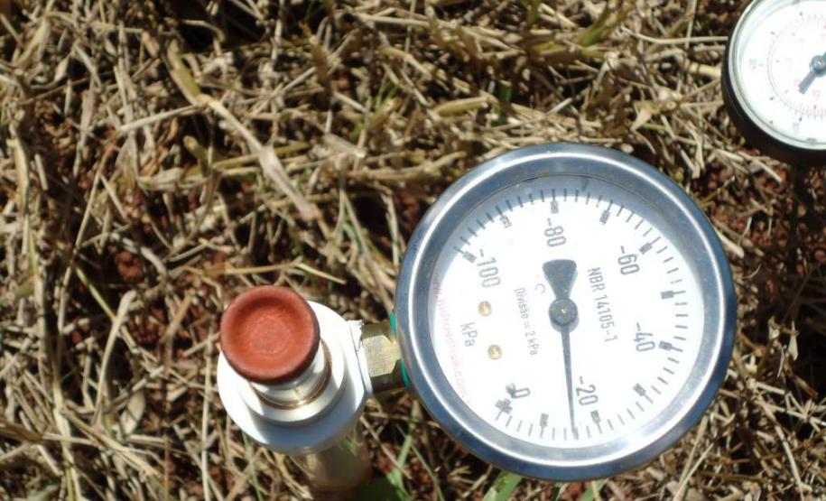 Uso de tensiômetro garante eficiência da irrigação no campo