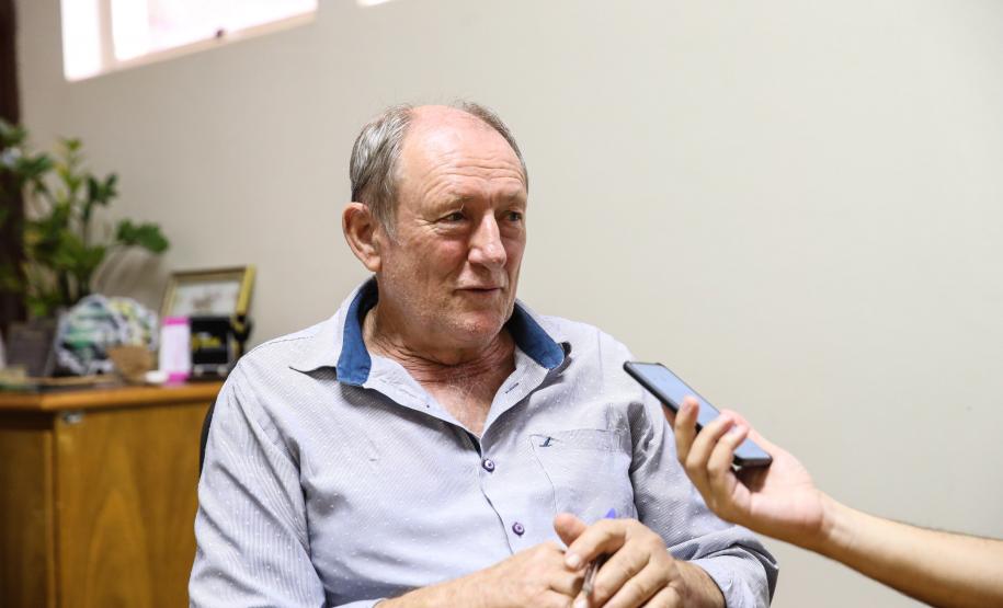 Entrevista com o Prefeito de Capanema, Americo Belle, no sudoeste do Paraná. Capanema - 16/01/2020 - Foto: Geraldo Bubniak/AEN