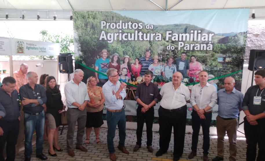 lançamento da feira da agricultura familiar