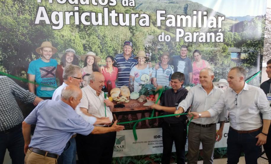 lançamento da feira da agricultura familiar