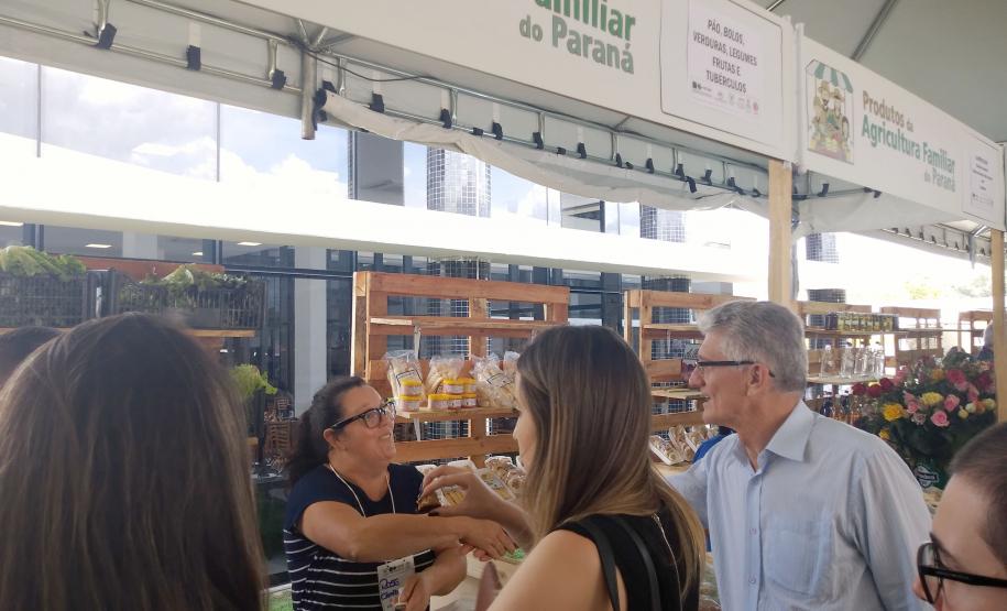 lançamento da feira da agricultura familiar