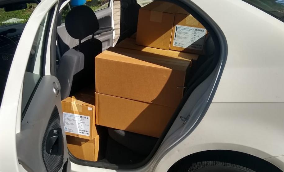 Adapar repassa material para colaborar com testes de Covid-19