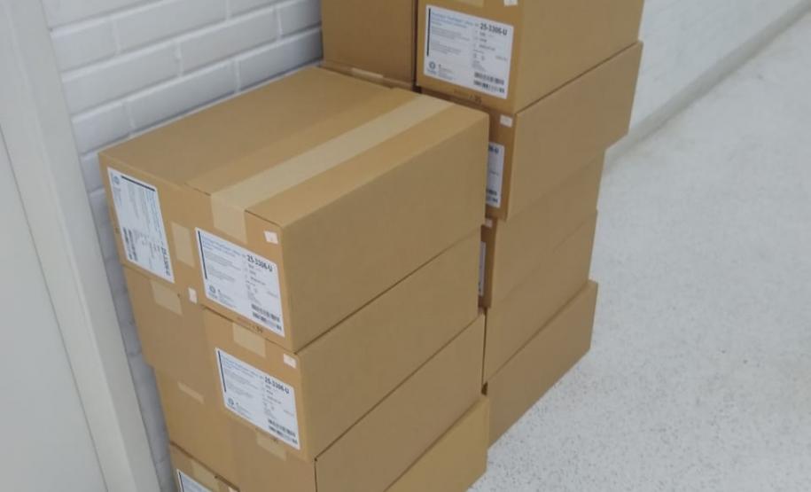 Adapar repassa material para colaborar com testes de Covid-19