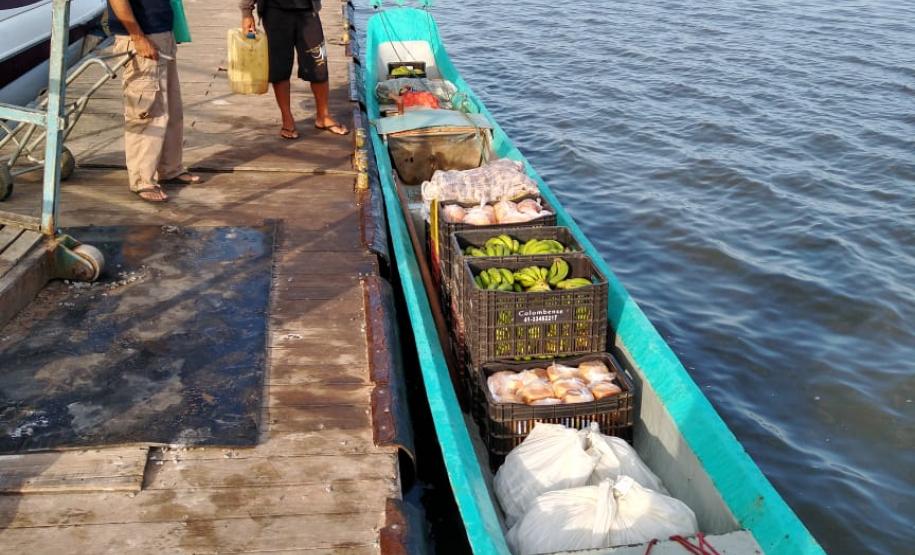 Agricultores familiares levam alimentos às ilhas do Paraná