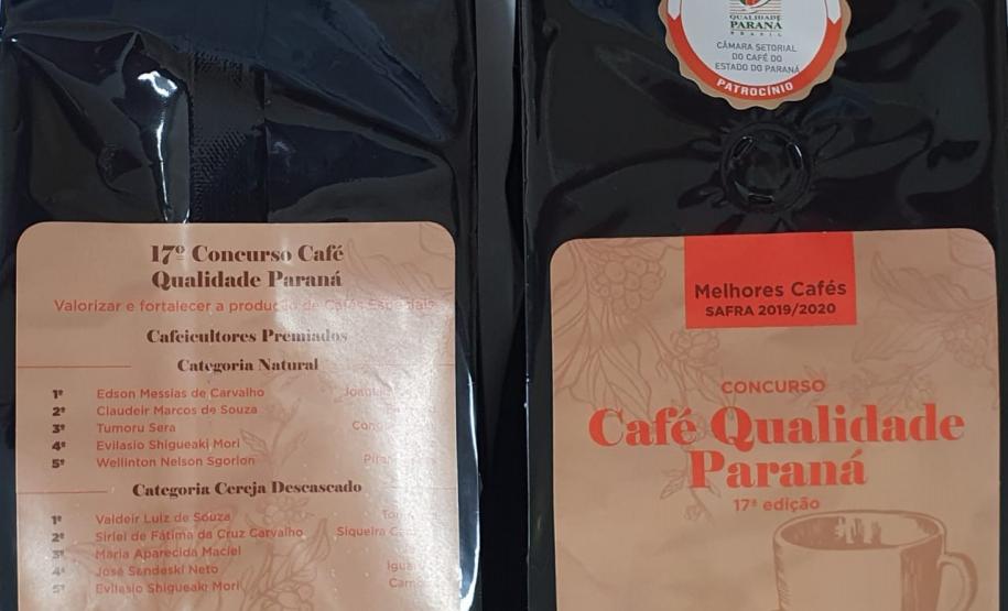 Agricultura inicia entrega dos Melhores Cafés do Paraná