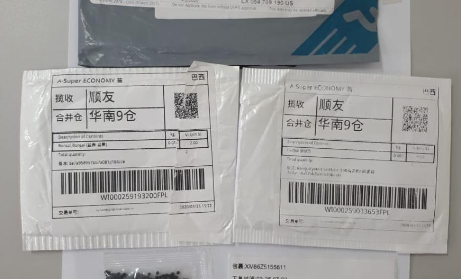 Adapar alerta sobre recebimento de sementes não encomendadas