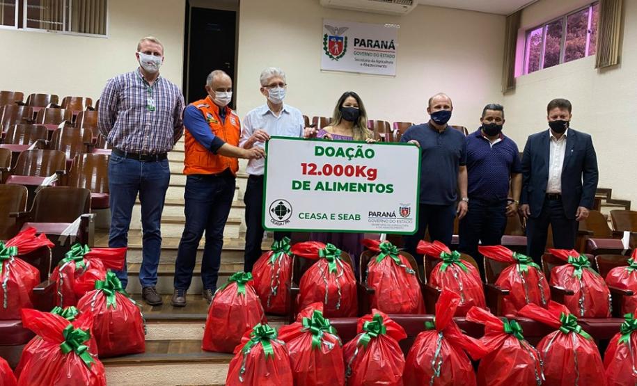 Seab, Ceasa e Sindaruc organizam doação alimentos para a campanha Natal Voluntário