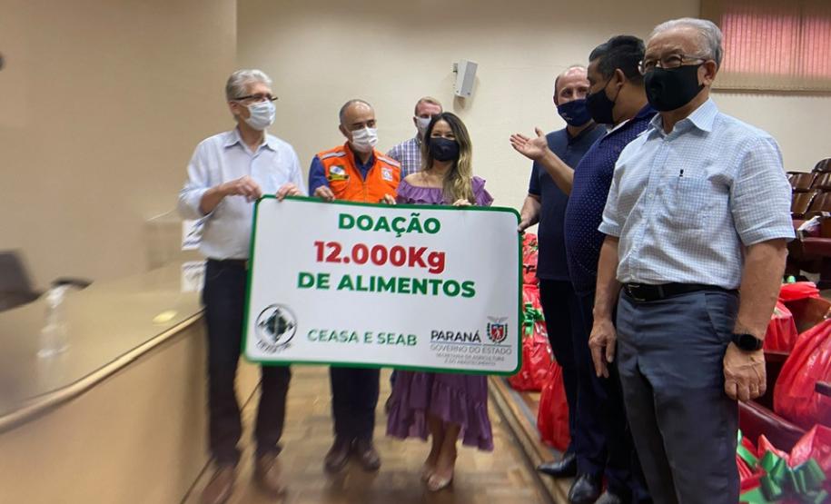 Seab, Ceasa e Sindaruc organizam doação alimentos para a campanha Natal Voluntário