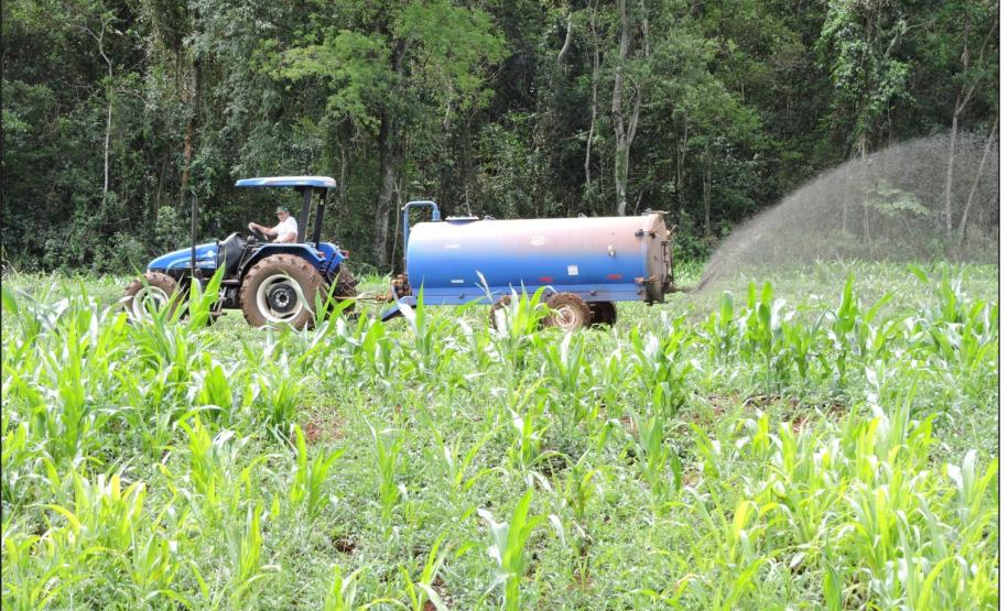 Adubação orgânica.
