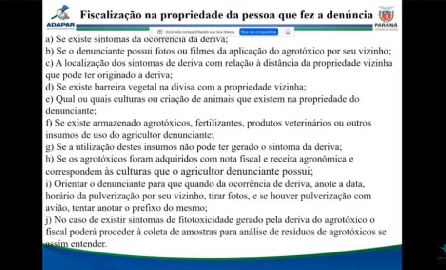 Estado trabalha para reduzir deriva de agrotóxicos em culturas sensíveis