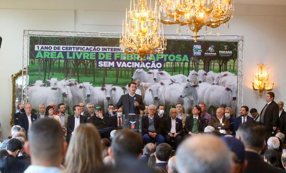 Um ano após conquista sanitária, Paraná reúne mais condições para crescer, diz governador