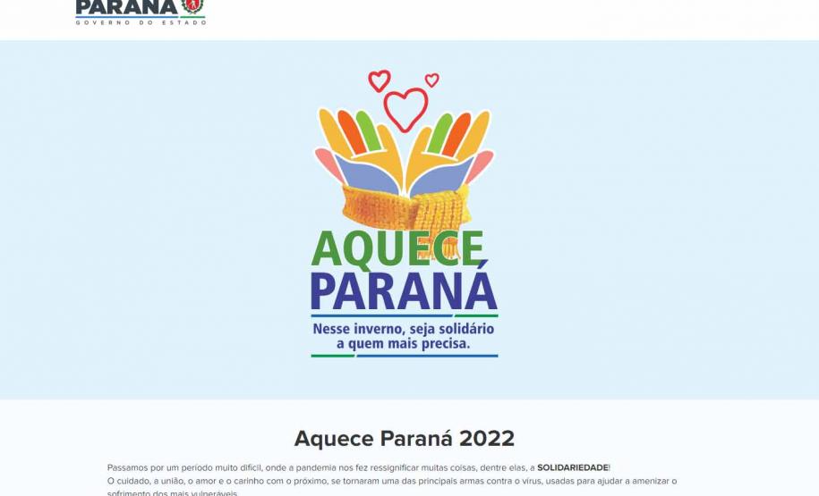 Secretaria da Agricultura participa da campanha Aquece Paraná