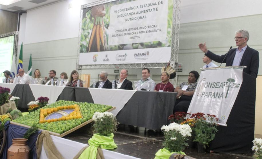 Conferência de segurança alimentar destaca políticas do Estado para atender a população