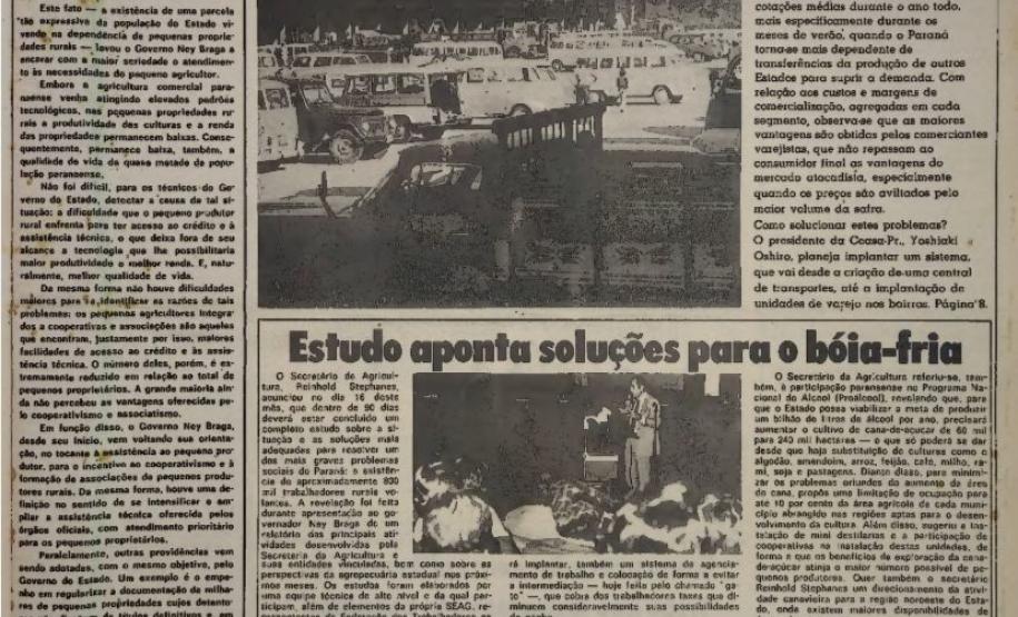 Parceria entre a Seab e o Museu Campos Gerais disponibiliza acervo digital do Jornal Seagri