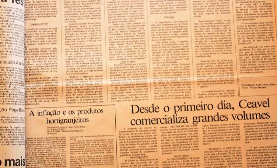 Parceria entre a Seab e o Museu Campos Gerais disponibiliza acervo digital do Jornal Seagri