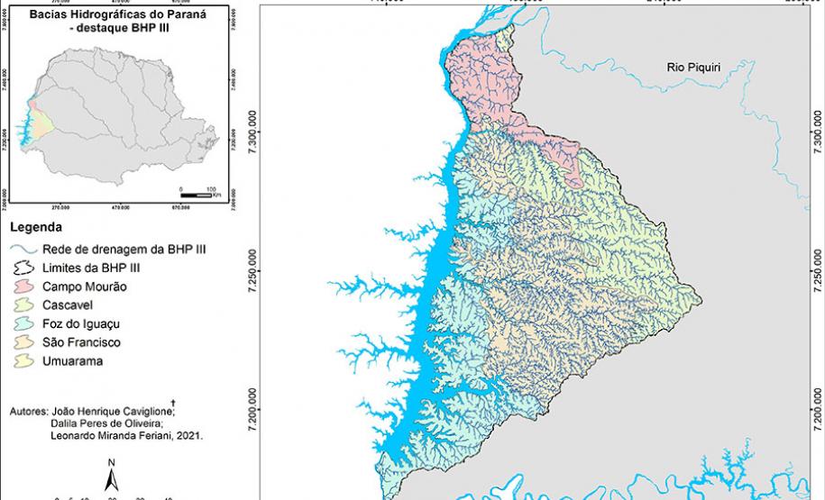 Mapeamento detalha de forma inédita a Bacia Hidrográfica Paraná III