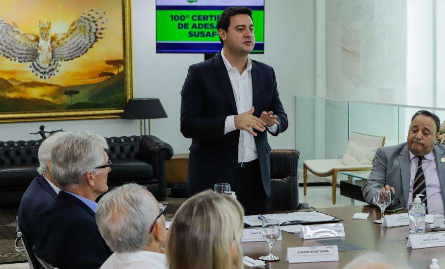 Com União da Vitória, Paraná chega a 100 municípios com selo de sanidade agroindustrial Foto: Roberto Dziura Jr/AEN