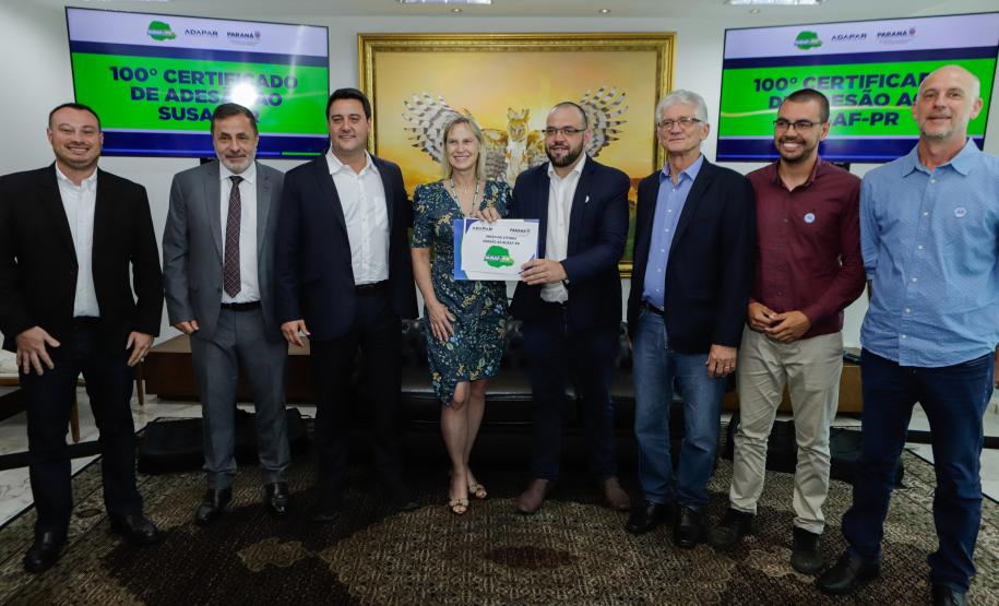 Com União da Vitória, Paraná chega a 100 municípios com selo de sanidade agroindustrial Foto: Roberto Dziura Jr/AEN