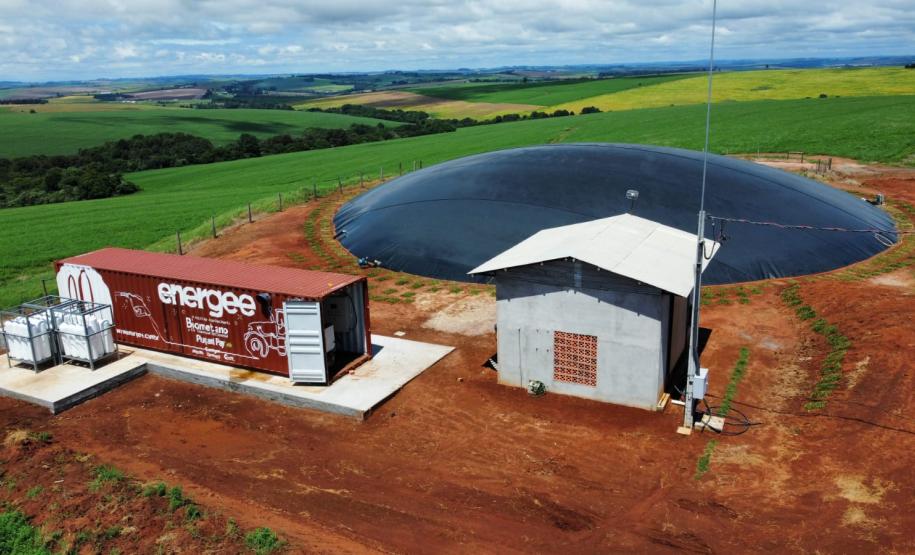 Com apoio do Estado, usina de produção de biometano é inaugurada em Carambeí