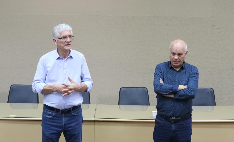 Encontro com servidores marca despedida de Ortigara e apresentação de Natalino de Souza como novo secretário