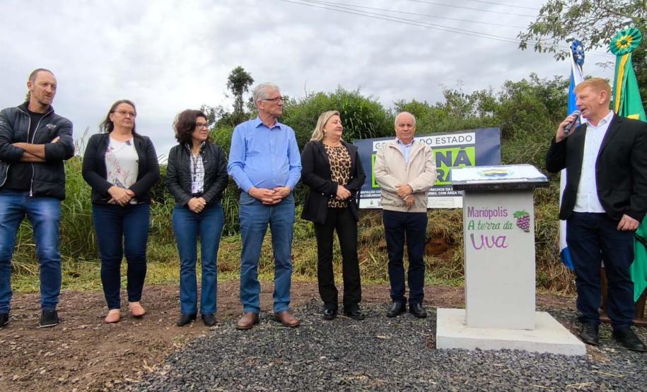 Estado inaugura pavimentação de duas estradas rurais em Mariópolis
