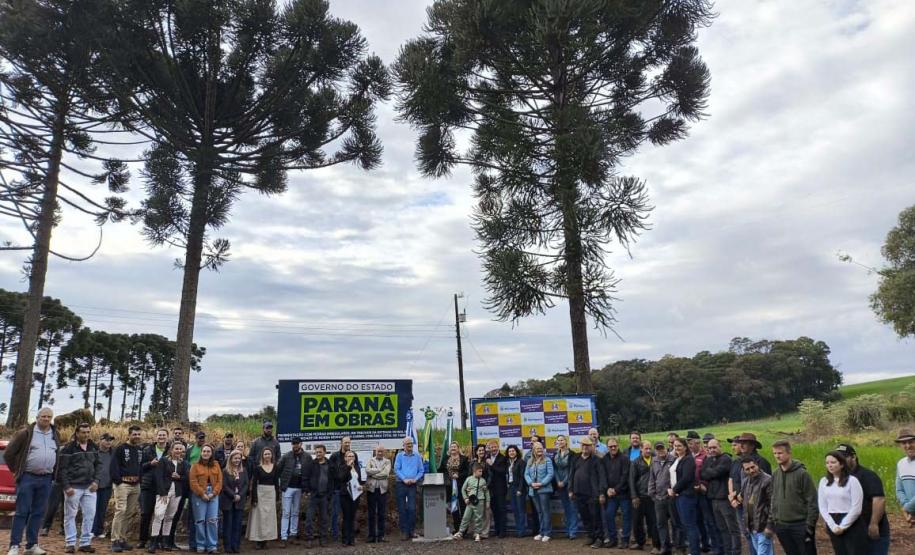 Estado inaugura pavimentação de duas estradas rurais em Mariópolis