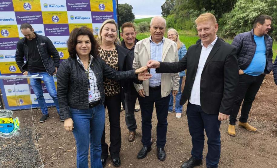 Estado inaugura pavimentação de duas estradas rurais em Mariópolis