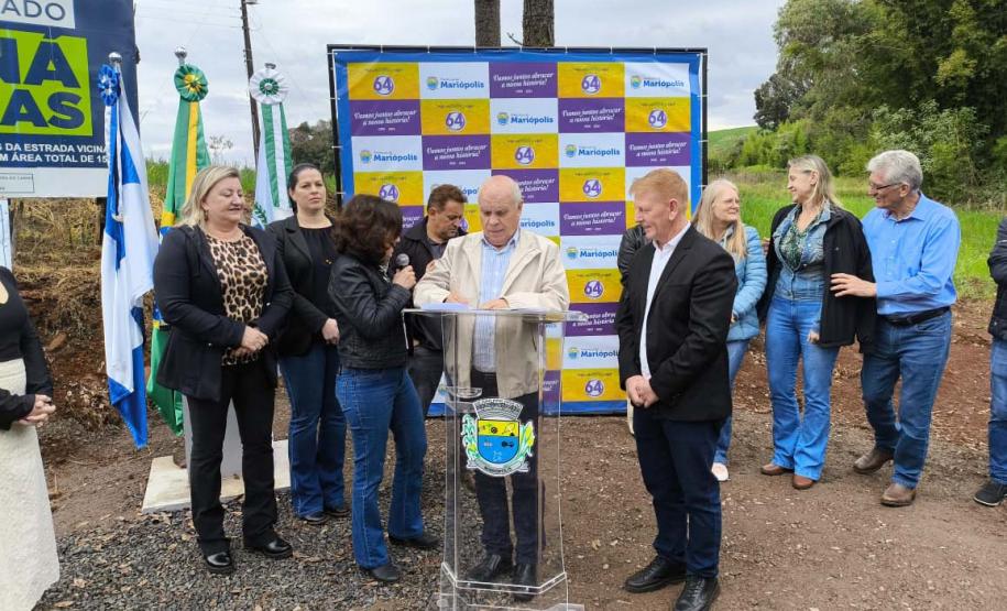 Estado inaugura pavimentação de duas estradas rurais em Mariópolis