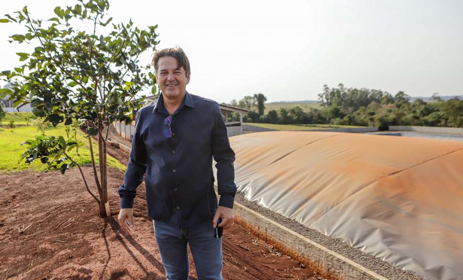 Com apoio do Estado, suinocultor instala biodigestor para produzir sustentavelmente