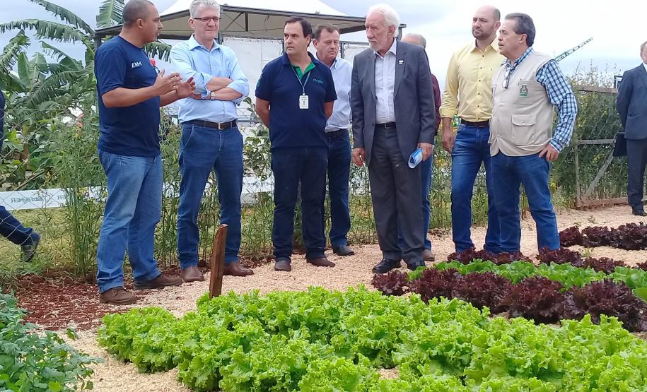 Vice-governador e secretário da Agricultura visitam Expotécnica Secretário da Agricultura visita Expotecnica