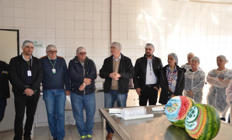 Secretário da Agricultura e do Abastecimento, Norberto Ortigara, participa de oficina sobre reaproveitamento de alimentos, na Ceasa.