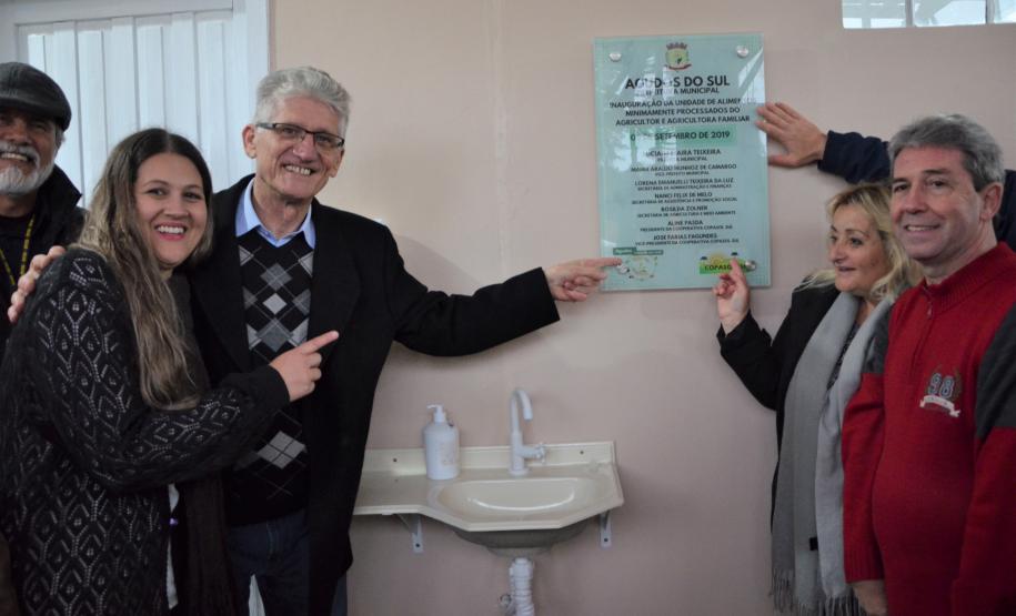 Agudos do Sul inaugura unidade de processamento de alimentos