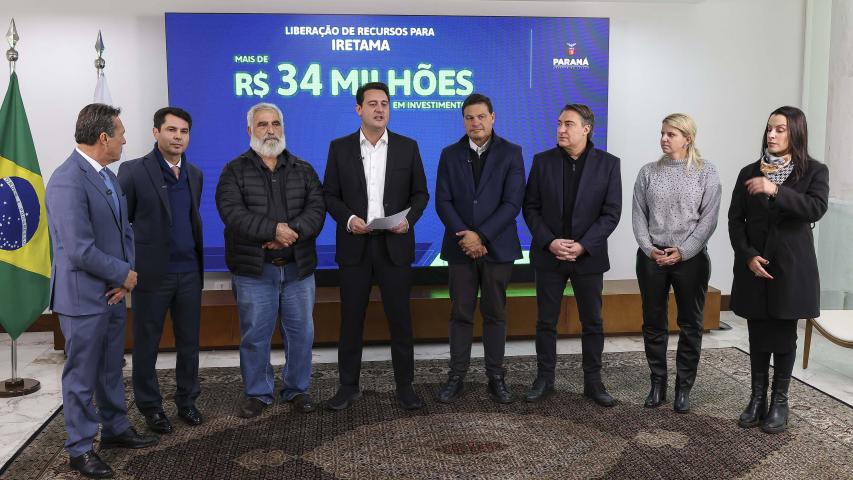  Ratinho Junior anuncia R$ 221 milhões em obras e investimentos para 9 cidades 